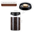 thumbnail image 2 of Vacuum Sealed Jug Coffee Beans Glass Airtight Canister Food Grains Candy Keep Fresh Storage Jar 1200Ml, 2 of 7