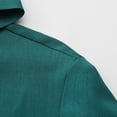 thumbnail image 4 of SIYUDAN Thobe for Men Kaftan Casual Long Sleeve Mens Summer Robes Loose Fit Hooded Dress for Men Green Robe Men, 4 of 9