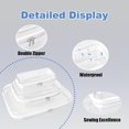 thumbnail image 3 of Hard Clear Zipper Case,Transparent Hard Shell Zipper Pouch,Portable Item Storage Travel Organizer Box,Home Family Intimate Apparel Storage,Learning To, 3 of 4