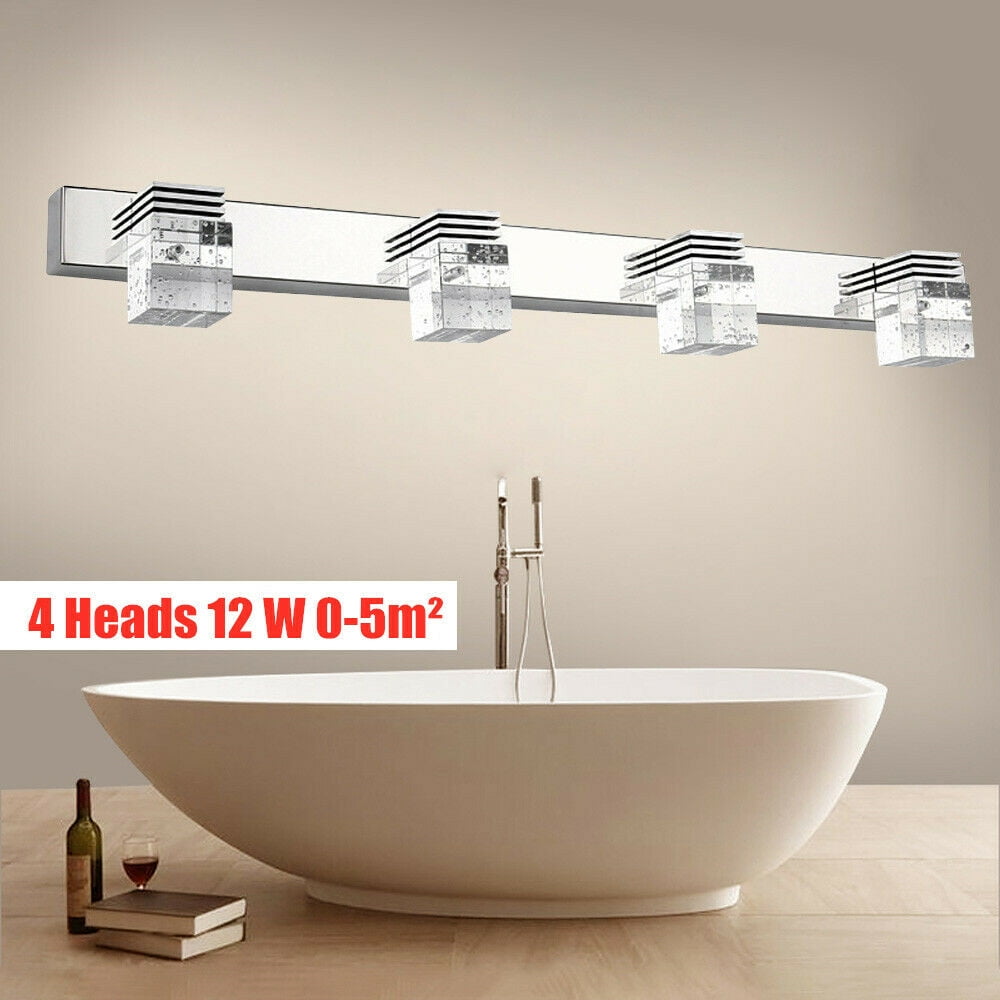 Fetcoi 4/6 Modern Bathroom Light, LED Bathroom Vanity Light Vanity