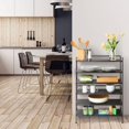 thumbnail image 4 of Seville Classics 3 Tier Resin-Wood Shoe Rack 2PK, 4 of 12