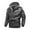 Gray#H, variant on HAPIMO Sales Men's Motorcycle Leather Jacket Quilted Warm Jacket Multi Pocket Thickened Detachable Hooded Plus Size Hooded Jacket Black M