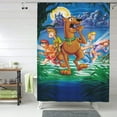thumbnail image 6 of Scooby Doo Shower Curtain, Lovely Cartoon Shower Curtains Set for Kids Boys Girls College Dorm Bathroom, Waterproof Restroom Bathtub Decor Accessories with 12 Hooks 60"X72" Iron, 6 of 8