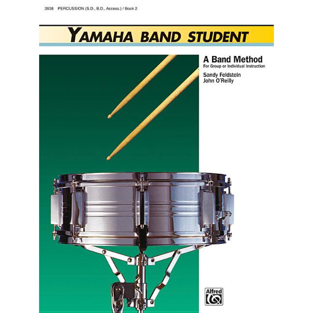 Yamaha Band Method Yamaha Band Student, Bk 2 PercussionSnare Drum, Bass Drum & Accessories