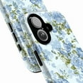thumbnail image 2 of Vintage Blue Rose Floral Pattern Phone Case, Elegant Romantic Flower Design, Protective Cover for iPhone 17 16 15 14 13 12 11 Pro Max Mini, 2 of 6