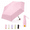 Pink, variant on Portable Mini Folding Umbrella 6 Rib UV Rain Protection