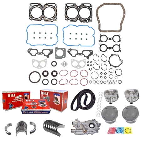 DNJ EK720M Master Engine Rebuild Kit Fits Cars & Trucks 2004-2006 Subaru Baja Impreza 2.5L DOHC H4 16V 2458cc EJ255 EJ257