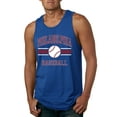 thumbnail image 1 of Wild Bobby City of Philadelphia Baseball Fantasy Fan Sports Men's Tank Top, Royal, 3X-Large, 1 of 6