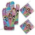 thumbnail image 7 of The Powerpuff Girls 4 Pcs Oven Mitts And Pot Holders Kitchen Oven Glove with Potholders Non-Slip Cooking Gloves for Cooking Baking Grilling, 7 of 7