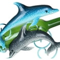 thumbnail image 3 of Three Star Import & Export ZL717 12 x 9 in. Dolphins Wine Bottle Holder, 3 of 3