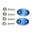 thumbnail image 3 of funtasica 2 Pieces Motorcycle Mirror Mount Riser Sturdy for R1 Direct Replacement Blue, 3 of 9