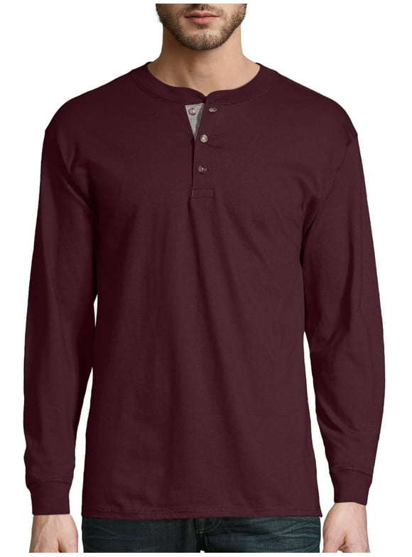 Men's Henley Long Sleeve Shirts