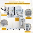 thumbnail image 3 of Garvee Slushy Machine for Frozen Drinks, 1.1 Gal x 2 Tanks Slushie Maker for Home & Commercial, 370W, White, 3 of 5