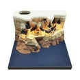 thumbnail image 1 of CNKOO Desk Calendar With LED Lights  2024 Calendar Memo Pad  Creative Desk Calendar, 1 of 4