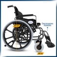 thumbnail image 4 of Silla De Ruedas HILPHY MEDICAL Bariátrica Reforzada ACERO 22 PLG, 4 of 6