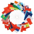 thumbnail image 3 of Set de banderas del país internacional de Juvale con soporte para 24 banderas, 3 of 8