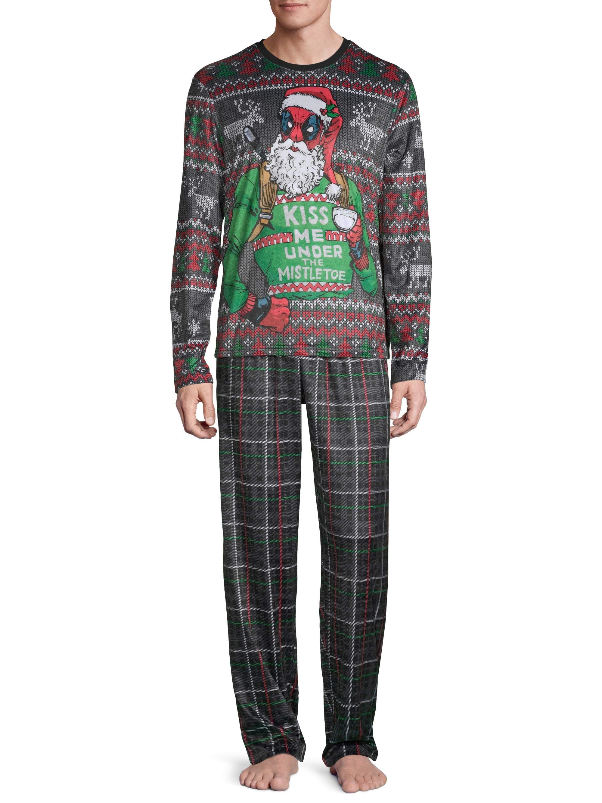 Briefly Stated Men's Licensed Cardigan Pajama Set - Walmart.com