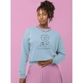 thumbnail image 2 of I Woof You Doggy Couple  Sweatshirt Women -Image by Shutterstock, Female Medium, 2 of 4