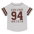 thumbnail image 3 of Disney Women's Lion King Baseball Jersey, Classic Button Down Baseball Shirt Heather – 2XL, 3 of 7