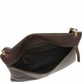 thumbnail image 2 of SHARO Classic Leather's Women's Dark Brown Cross Body Bag, 2 of 4