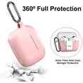 thumbnail image 3 of Designed for Airpods Pro Case Cover Silicone Protective Charging Case Skin Compatible for Apple Airpods Pro , (Front LED Visible) Pink, 3 of 3
