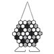 thumbnail image 1 of Estante de almacenamiento, collar de exhibición de joyería colgante, regalo para mujeres y niñas, pendiente de panal, soporte de pared, organizador, 1 of 8
