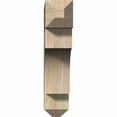 thumbnail image 3 of Ekena Millwork 4"W x 18"D x 26"H Olympic Craftsman Rough Sawn Bracket, Western Red Cedar, 3 of 4