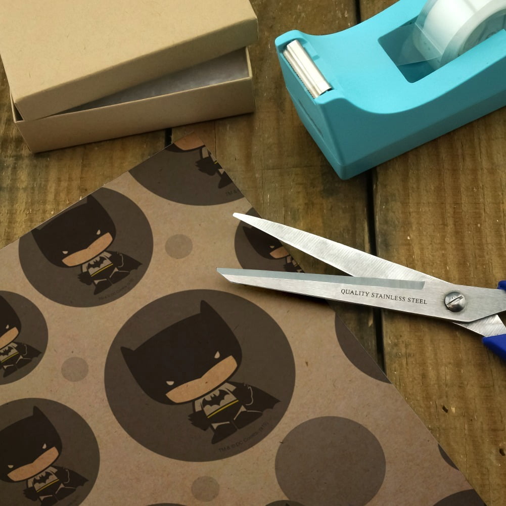 Batman Cute Chibi Character Premium Kraft Gift Wrap Wrapping Paper Roll