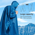 thumbnail image 2 of Poncho de Pluie Imperméable Léger pour Adulte avec Poche - Imperméable Unisexe pour Randonnée, Camping et Urgences, 2 of 6