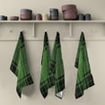 thumbnail image 4 of GZHJMY 6 Pack Green Grid Kitchen Towels, Soft Highly Absorbent Dish Towels Reusable Tea Towels Set, 28"x 18", 4 of 6