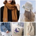 thumbnail image 6 of 1Set Non-Woven Water Soluble Embroidery Patterns Wash Away Embroidery Stabilizer Stick and Stitch Embroidery Paper Flower 297x210mmm 4pcs/set, 6 of 6
