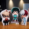 thumbnail image 2 of My Hero Kawaii Cartoon Anime Plush Toys Bakugou Katsuki Todoroki Shoto Midoriya Izuku Bolster Plush Boku Academia Pillow5 Deng Xun unisex, 2 of 2