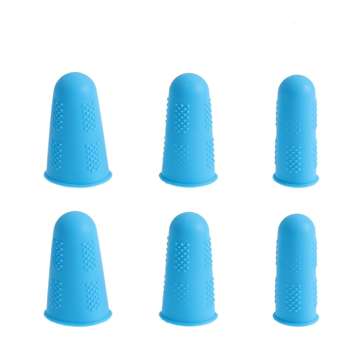 12Pcs Silicone Finger Cots Fingertips Protective Gloves Nail Art Finger