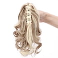 thumbnail image 3 of Extension de Cheveux Queue de Cheval Courte Bouclée Clip Synthétique Mignon, 3 of 6