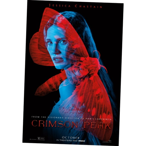 Crimson Peak Movie Poster Reprint 27Inx40In for any room 27x40 Multi-Color Square Adults Best Posters