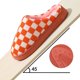 thumbnail image 4 of Peludas A Cuadros Zapatos para El Borrosas Checke No Deslizantes Hombres Mujeres Rojo, 4 of 9