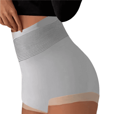 Fulorrnie Underwear for Women Tummy Control Briefs Comfort High Waisted Panty Elastic Waist Seamless Stretchable Panties  Blue  One Size