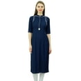 thumbnail image 1 of Phagun Kurti Col Mandarin pour Femmes Tunique Ethnique Indienne Kurta en Rayonne, 1 of 6