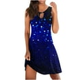 thumbnail image 2 of Baikeli Womens Clearance Dresses Women's Fashion Printed Comfortable Loose Sleeveless Casual Tops Dress Summer Dress Flowy, 2 of 4
