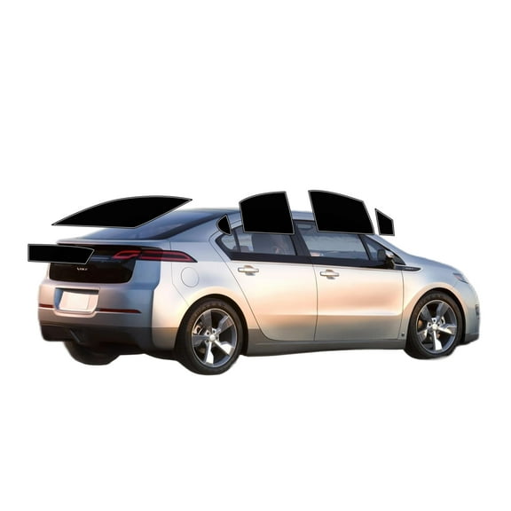 Haiy Co - PreCut 2Ply 05% Window Tint Film Kit For 2011-2015 Chevrolet Volt -Side+Rear Window