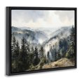 thumbnail image 2 of Stupell Industries Traditional Misty Tree Tops Vista Black Floating Frame Canvas Art, 21 x 17, by Franklyn Gregory, 2 of 8