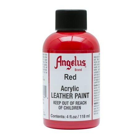 UPC: 0086366740644 | Angelus® Acrylic Leather Paint  4 oz.  Red