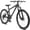 Black+White, variant on 26 Inch All-Terrain Mountain Bike with Disc Brakes 21-Speed Drivetrain & Durable Carbon Steel Frame,Black Grey