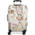 thumbnail image 2 of Travel Luggage Cover Suitcase Protector Fits 18-32 Inch Luggage Wheel Covers Patterned Travel Related Items Flower Luggage Protector Elastic Luggage Anti-scratch Suitcase Cover S, 2 of 7