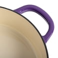thumbnail image 6 of Crock-Pot Artisan 2 Piece 5 Quart Enameled Cast Iron Braiser with Lid in Lavender, 6 of 8