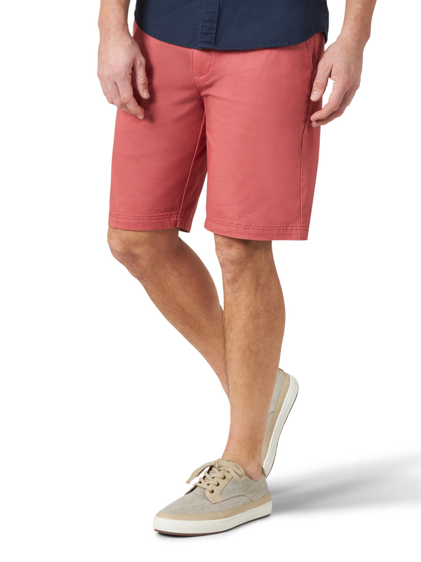 Lee Men's Extreme Comfort Shorts - Coral, Coral, 38 