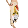 thumbnail image 6 of Salouo Three Gnomes With Balloons Print Women's Pajama Pants Casual Loose Sweatpants PJs Flowy Pants Drawstring Palazzo for Women Wide Leg Pants Lounge Pajama -Medium, 6 of 8