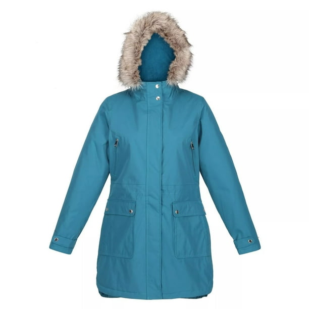 Regatta - Parka Sabinka Ribete de Piel Sintética para Mujer (Libélula) Regatta UTRG8148_dragonfly