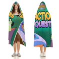 thumbnail image 3 of Cyberchase Manta Capa con Capucha Anti-Bolitas, Manta de Lana Ártica Suave, Manta Portátil de Felpa Ligera y Lujosa, Poncho para Siesta en Casa y Oficina, 100*130cm, 3 of 6