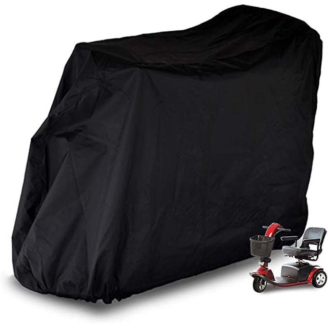Funda resistente para scooter móvil, 140*66*91 cm, funda impermeable para móvil, funda impermeable para lluvia, con bolsa de almacenamiento, para almacenamiento al aire libre